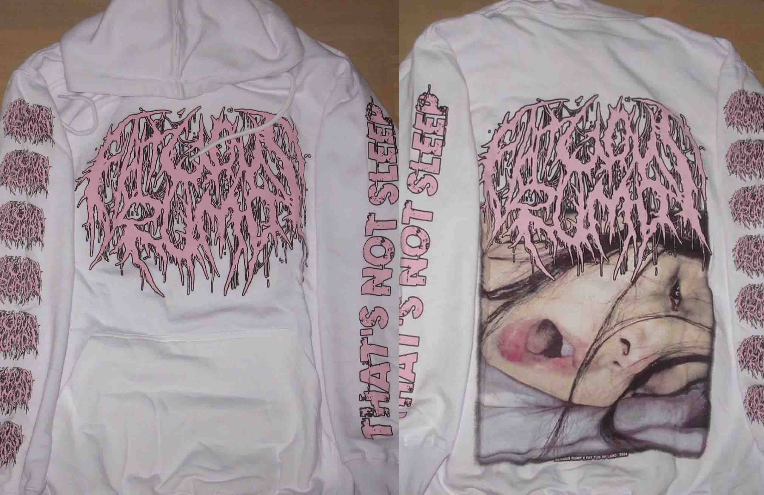 HOODIE – FATUOUS RUMP – That’s Not Sleep – White