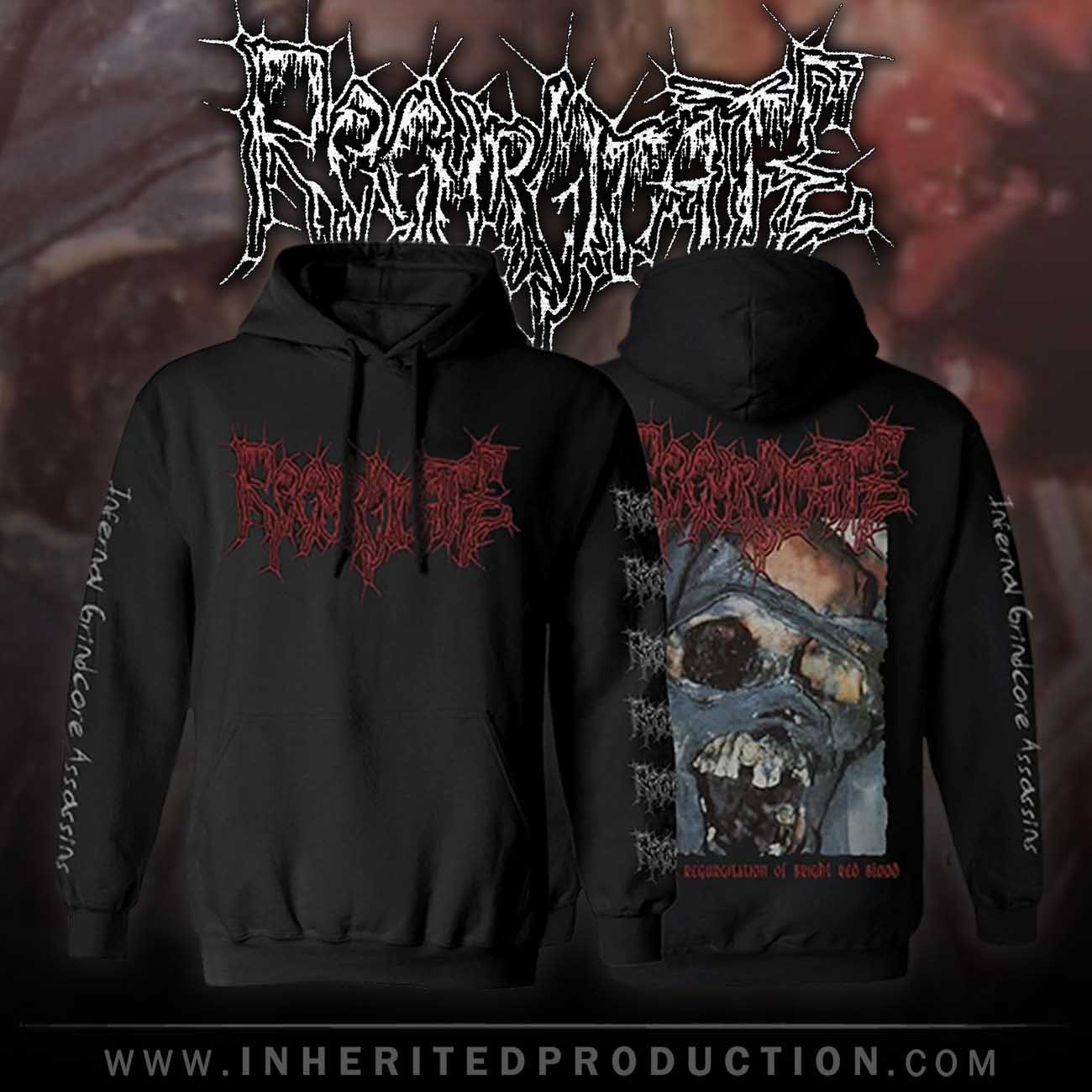 HOODIE - REGURGITATE - EFFORTLESS REGURGITATION (DYINGCORPSE ART)